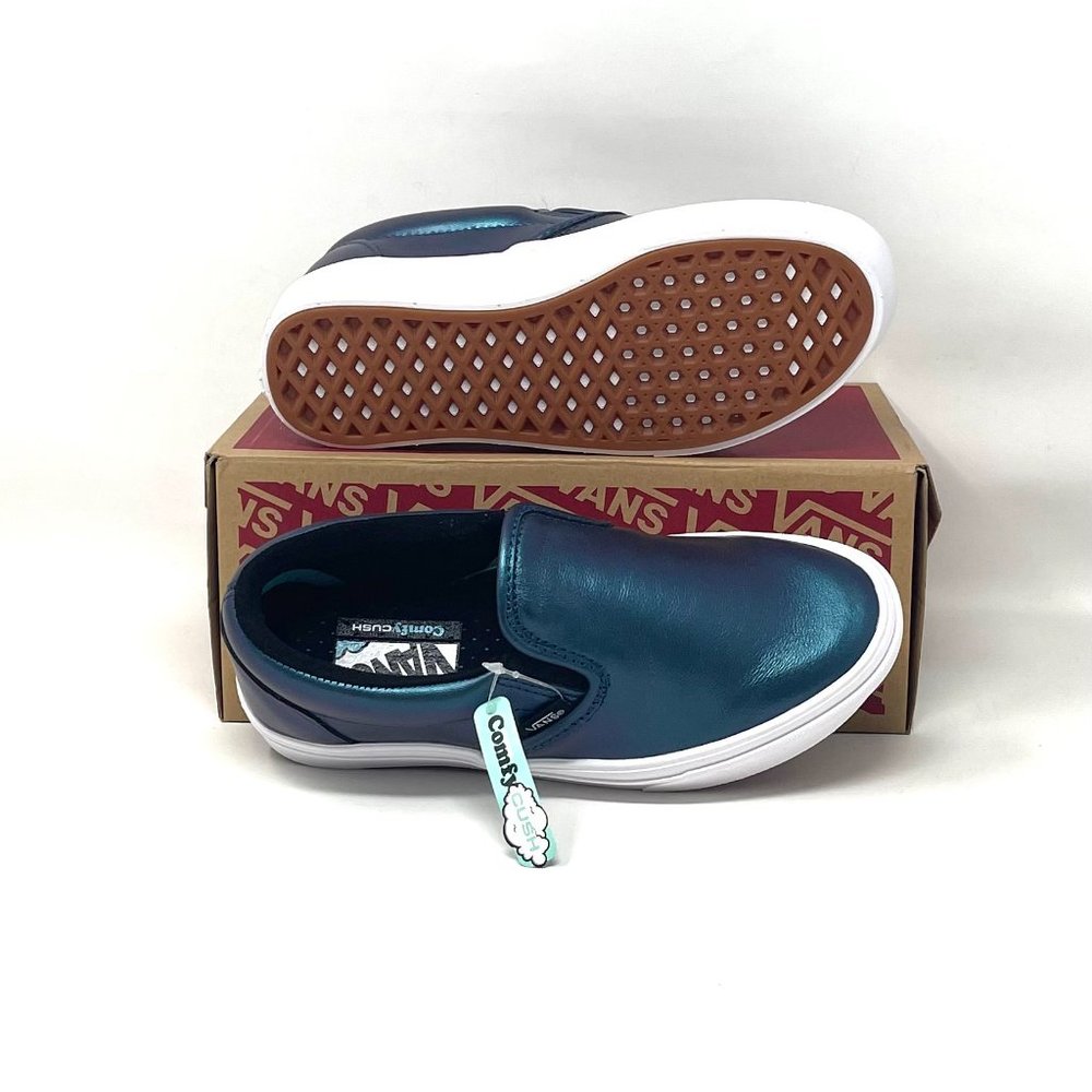 VANS Shoes Comfy Cush Mystic Night Sky Color Metal Touch Shoes Women VN0A3WMD8U5 - Picture 3 of 12